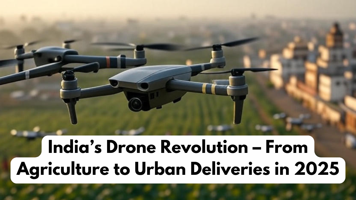 India’s Drone Revolution – From Agriculture to Urban Deliveries in 2025