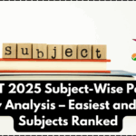 CUET 2025 Subject-Wise Paper Difficulty Analysis – Easiest and Hardest Subjects Ranked